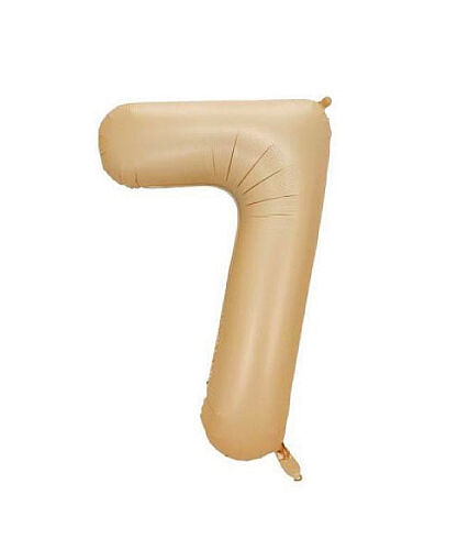 Folyo Balon 82 Cm (32'') Karamel Rakam 7 - 