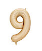 Folyo Balon 82 Cm (32'') Karamel Rakam 9 - 1