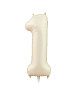 Folyo Balon 82 Cm (32'') Krem Rakam 1 - 1