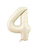 Folyo Balon 82 Cm (32'') Krem Rakam 4 - 1