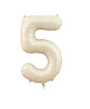 Folyo Balon 82 Cm (32'') Krem Rakam 5 - 1