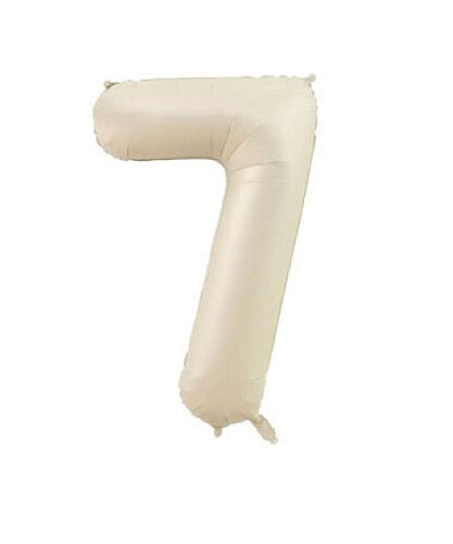 Folyo Balon 82 Cm (32'') Krem Rakam 7 - 