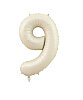 Folyo Balon 82 Cm (32'') Krem Rakam 9 - 1