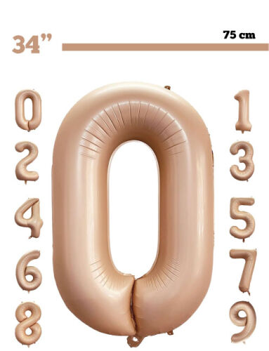 Folyo Balon 82 Cm (32'') Karamel Rakam - 