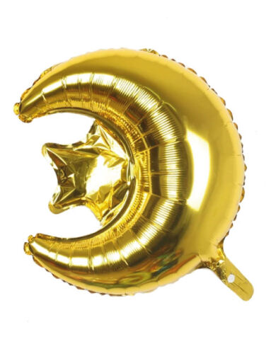Folyo Balon Ay Yıldız Altın - 1