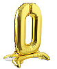 Folyo Balon Ayaklı 70 cm Gold Rakam 0 - 1