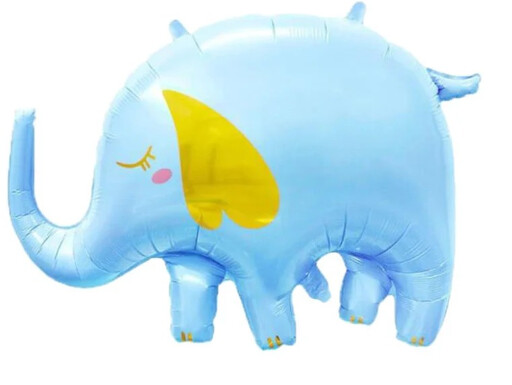 Folyo Balon Bebek Fil Mavi - 