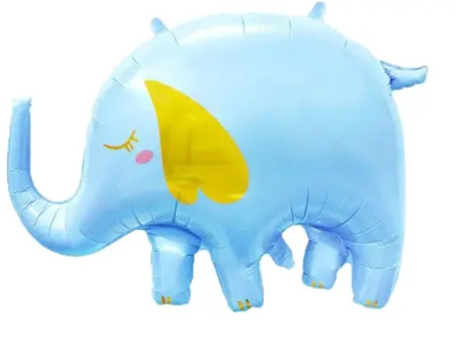 Folyo Balon Bebek Fil Mavi - 