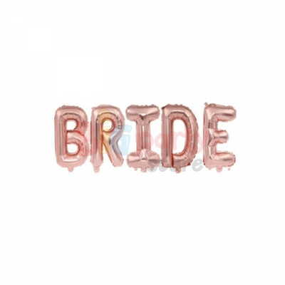 Folyo Balon Bride Rose Gold Set 16 inç - 1