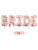 Folyo Balon Bride Rose Gold Set 34 inç - 1