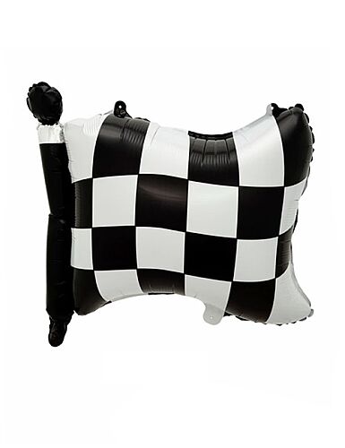Folyo Balon Damalı Bayrak 20-42cm - 
