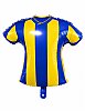 Folyo Balon Forma Sarı Lacivert 18'' - 1
