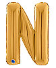 Folyo Balon Grabo 100 Cm Gold Harf N - 1