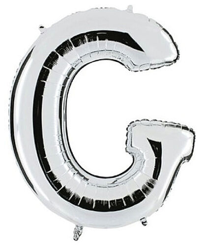 Folyo Balon Grabo 100 Cm Gümüş Harf G - 