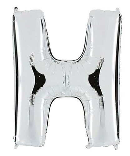 Folyo Balon Grabo 100 Cm Gümüş Harf H - 