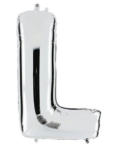 Folyo Balon Grabo 100 Cm Gümüş Harf L - 