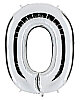 Folyo Balon Grabo 100 Cm Gümüş Harf O - 1