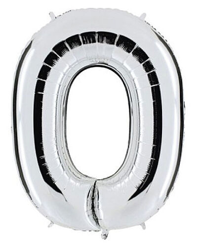 Folyo Balon Grabo 100 Cm Gümüş Harf O - 