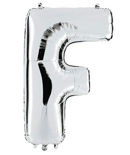 Folyo Balon Grabo 100 Cm Gümüş Harf F - 