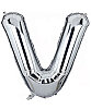 Folyo Balon Grabo 100 Cm Gümüş Harf V - 1