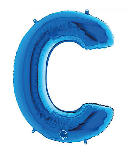 Folyo Balon Grabo 100 Cm Mavi Harf C - 