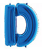 Folyo Balon Grabo 100 Cm Mavi Harf D - 1