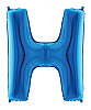 Folyo Balon Grabo 100 Cm Mavi Harf H - 1