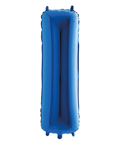 Folyo Balon Grabo 100 Cm Mavi Harf I - 