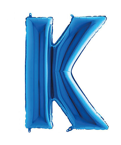 Folyo Balon Grabo 100 Cm Mavi Harf K - 