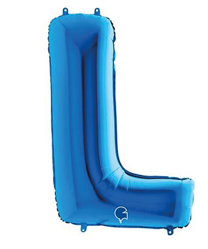 Folyo Balon Grabo 100 Cm Mavi Harf L - 