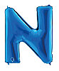 Folyo Balon Grabo 100 Cm Mavi Harf N - 1