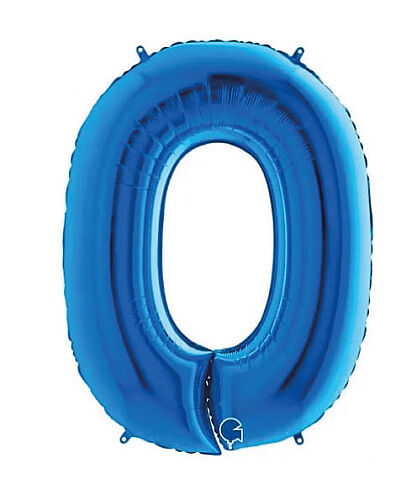 Folyo Balon Grabo 100 Cm Mavi Harf O - 