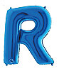 Folyo Balon Grabo 100 Cm Mavi Harf R - 1