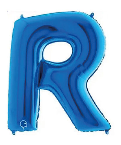 Folyo Balon Grabo 100 Cm Mavi Harf R - 