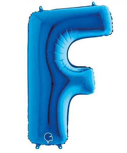 Folyo Balon Grabo 100 Cm Mavi Harf F - 