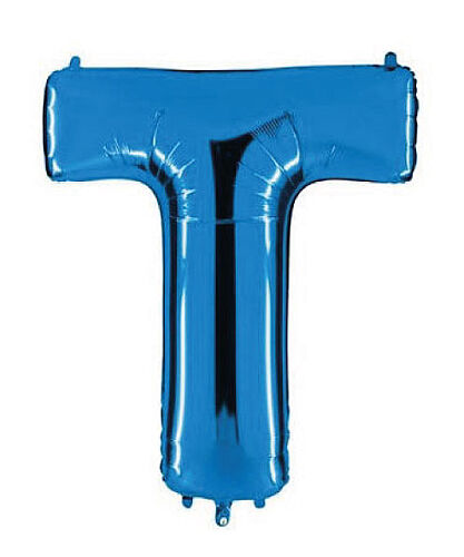 Folyo Balon Grabo 100 Cm Mavi Harf T - 
