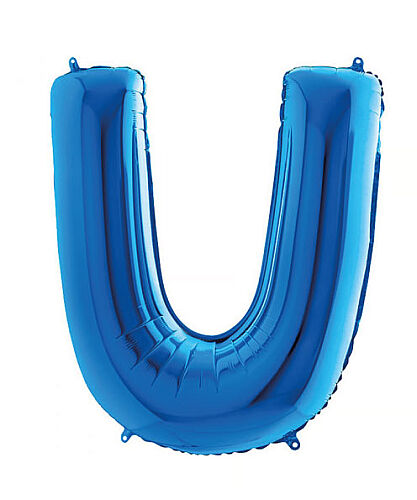 Folyo Balon Grabo 100 Cm Mavi Harf U - 