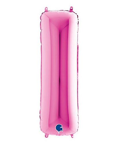 Folyo Balon Grabo 100 Cm Pembe Harf I - 