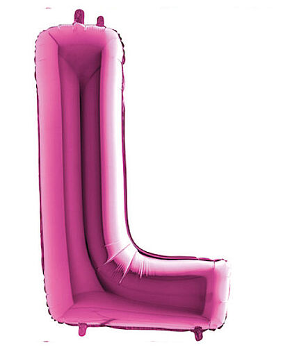 Folyo Balon Grabo 100 Cm Pembe Harf L - 