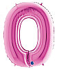 Folyo Balon Grabo 100 Cm Pembe Harf O - 1