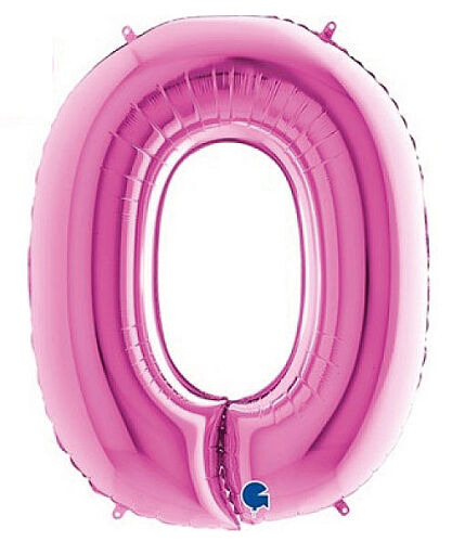 Folyo Balon Grabo 100 Cm Pembe Harf O - 