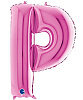 Folyo Balon Grabo 100 Cm Pembe Harf P - 1
