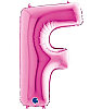 Folyo Balon Grabo 100 Cm Pembe Harf F - 1