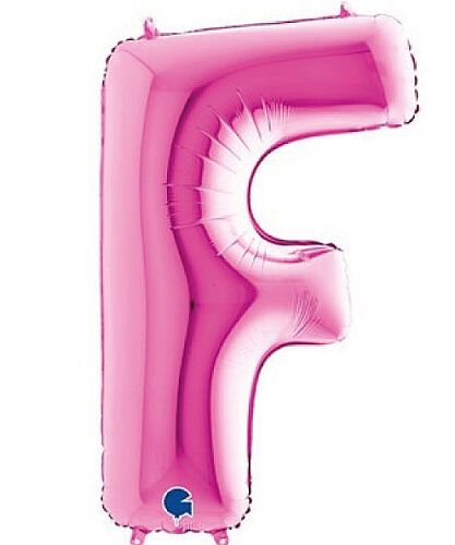 Folyo Balon Grabo 100 Cm Pembe Harf F - 