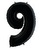 Folyo Balon Grabo 100 Cm Siyah Rakam 9 - 1