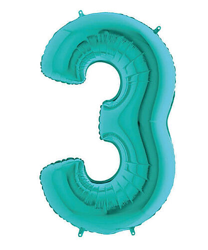 Folyo Balon Grabo 100 Cm Tiffany Rakam 3 - 