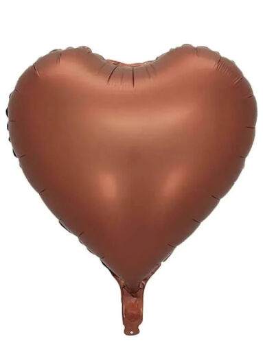 Folyo Balon Kalp 40 Cm (18inç) Çikolata Kahve - 