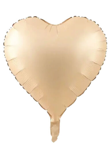 Folyo Balon Kalp 40 Cm (18inç) Karamel - 
