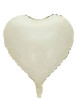 Folyo Balon Kalp 40 Cm (18inç) Krem - 1