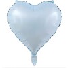 Folyo Balon Kalp 40 Cm (18inç) Retro Mavi - 1